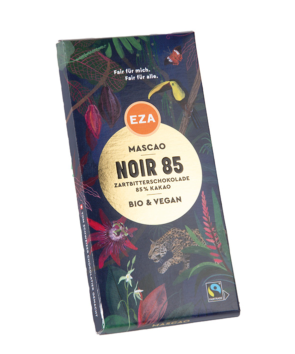 BIO-MACAO-Schokolade Noir 85% 100g