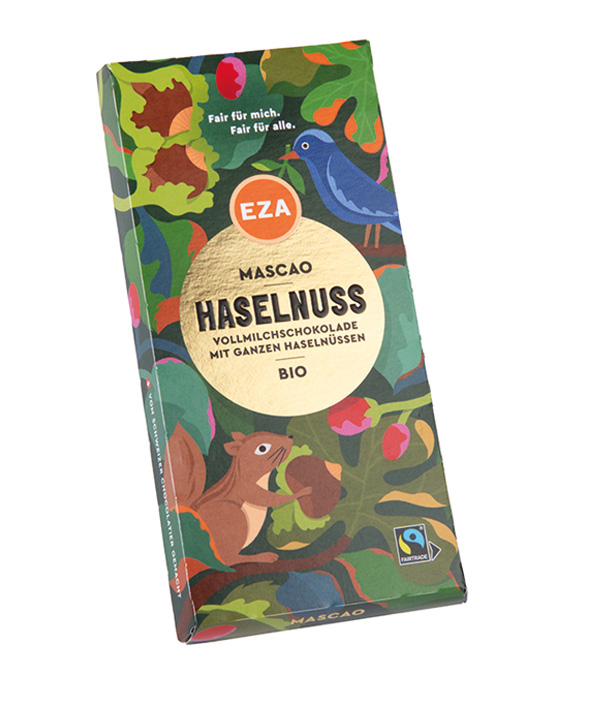 BIO-MASCAO-Nuss 100g Schokolade